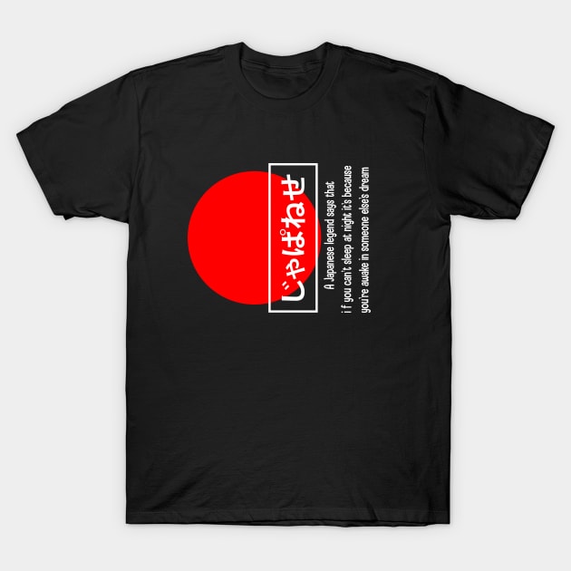 Japanese - Hiragana T-Shirt by dewarafoni